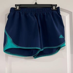 Adidas Climalite Navy and Green Shorts